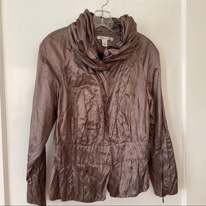 Kenneth Cole copper satin top